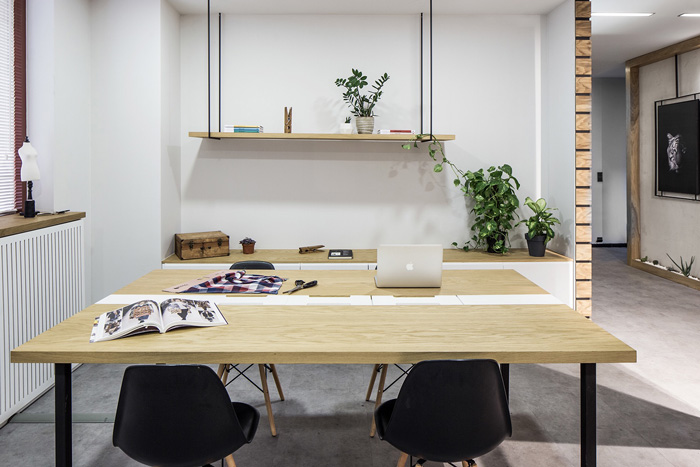 時裝公司辦公室辦公區裝修設計效果圖