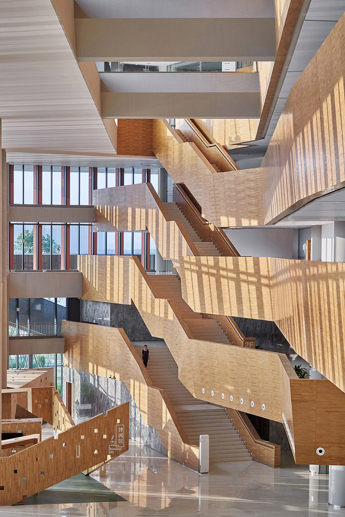 研發中心辦公樓北側樓梯裝修設計效果圖