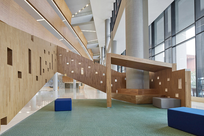 研發中心辦公樓休閑區裝修設計效果圖