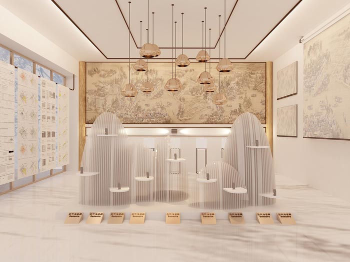 黨群服務中心展廳裝修設計效果圖