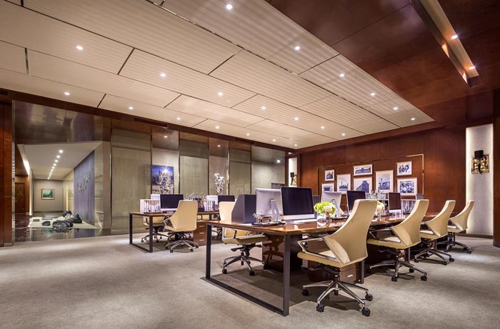 金融控股公司辦公區(qū)裝修設(shè)計(jì)效果圖