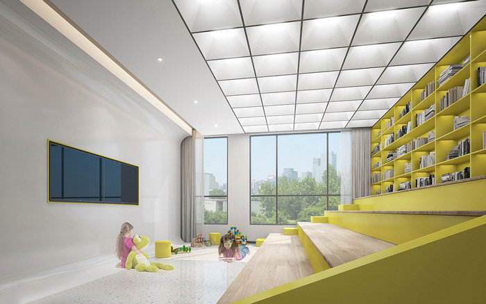 教育培訓機構裝修設計效果圖
