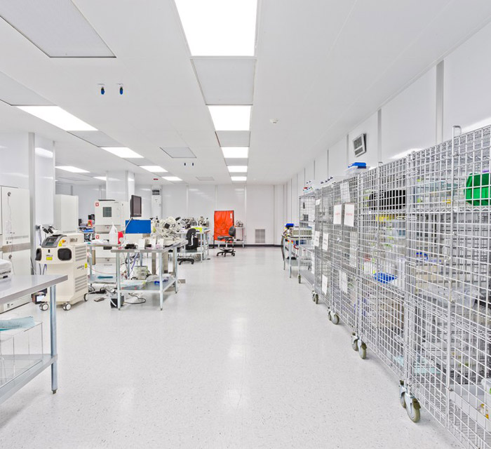 潔凈廠房工作區(qū)裝修設(shè)計效果圖