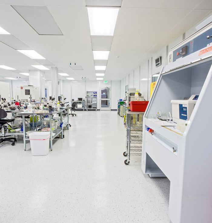 潔凈廠房儀器區(qū)裝修設(shè)計效果圖
