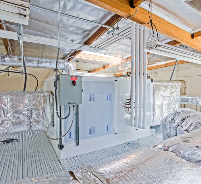 潔凈廠房頂部線路裝修設(shè)計效果圖