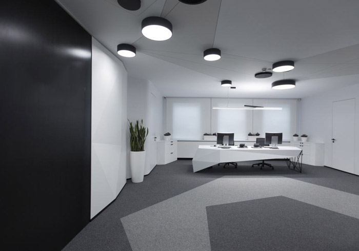 電子科技公司進門區裝修設計效果圖