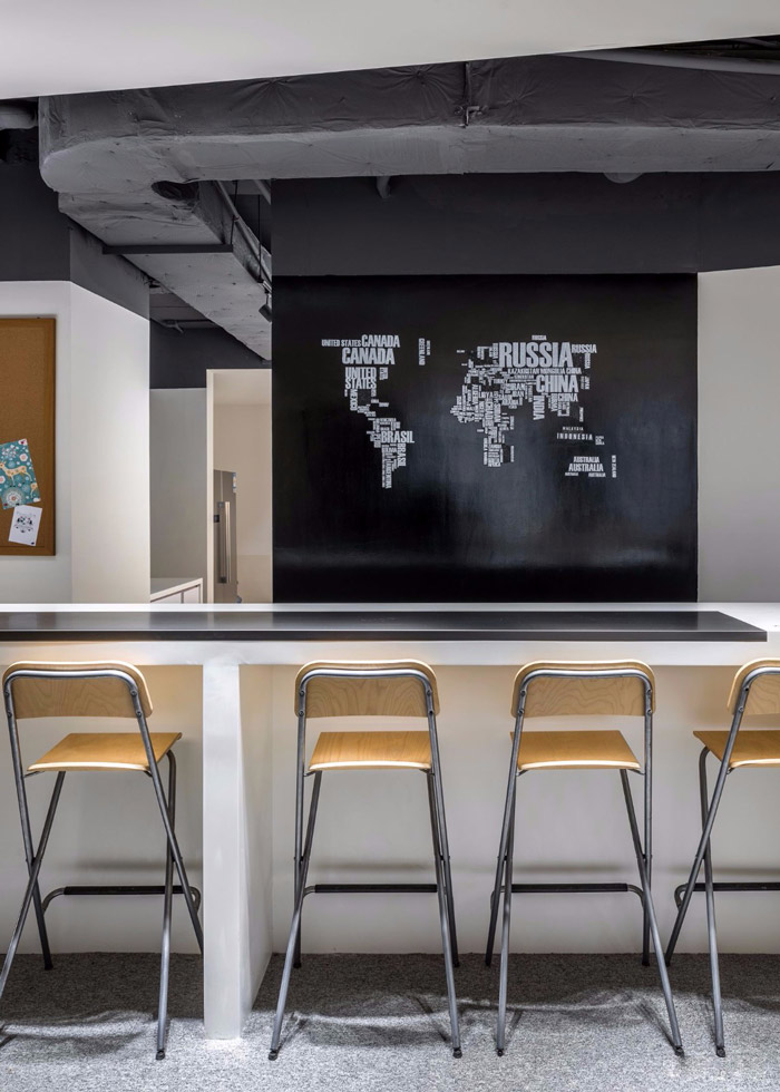 科技辦公吧臺裝修設(shè)計(jì)效果圖