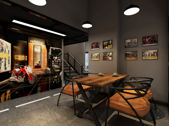 舞蹈培訓室樓梯裝修設計效果圖