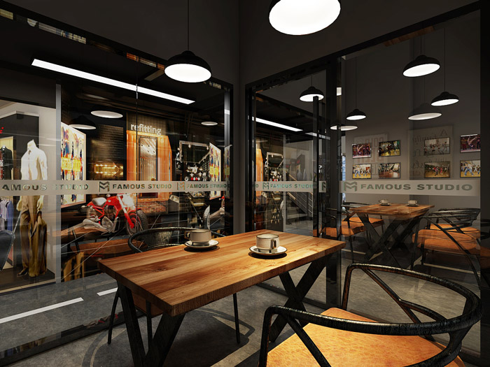 舞蹈培訓室接待區裝修設計效果圖