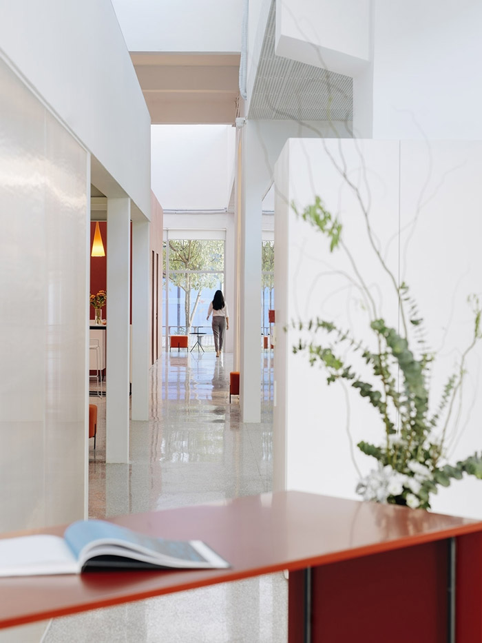 創意園區辦公室走道裝修設計效果圖