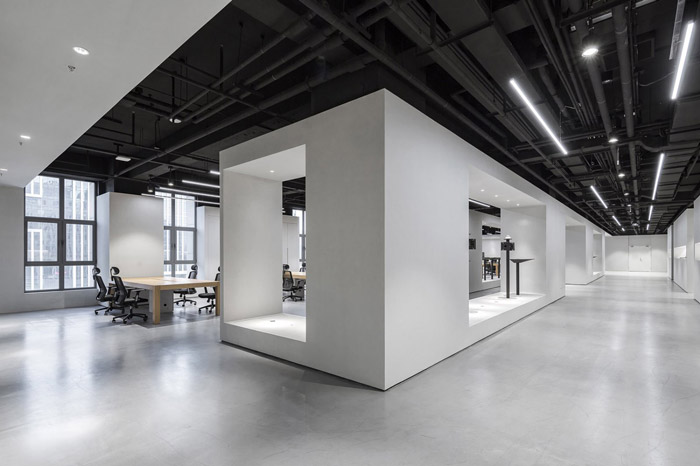 寫字樓辦公室辦公區裝修效果圖