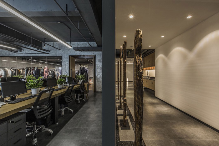 東方禪意辦公室辦公區(qū)裝修設(shè)計(jì)效果圖