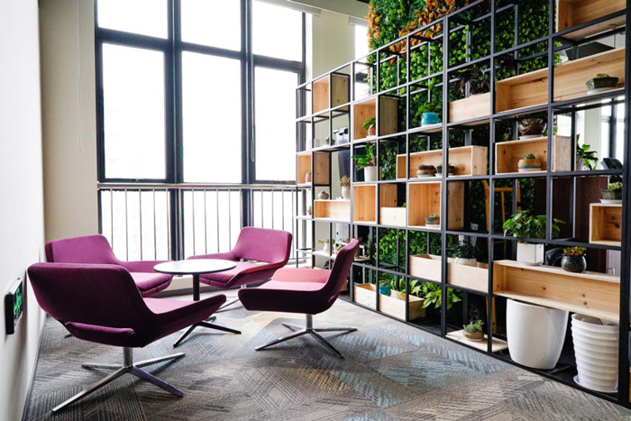 食品公司交流區裝修設計效果圖