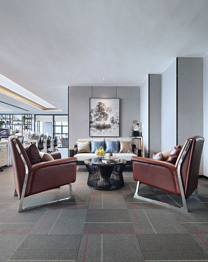 公司寫字樓接待區裝修設計效果圖