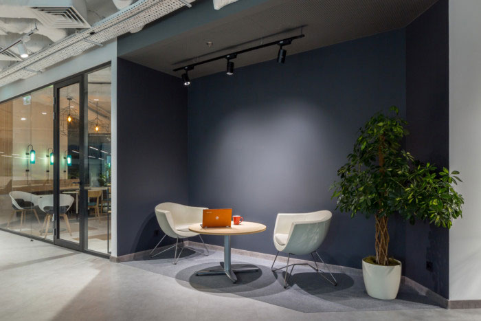 納維亞風格辦公室交流區裝修設計效果圖