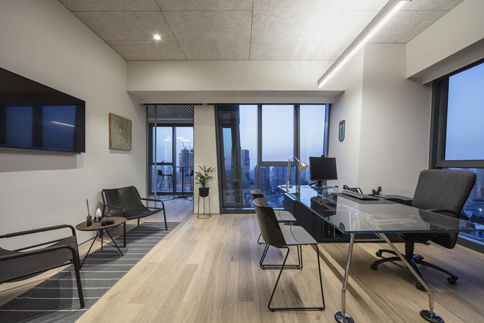 會議公司總經理辦公室裝修設計效果圖