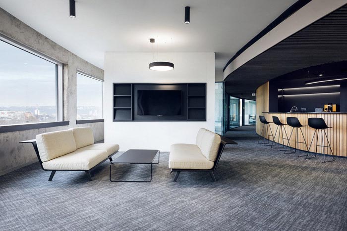 稅務公司接待區裝修設計效果圖