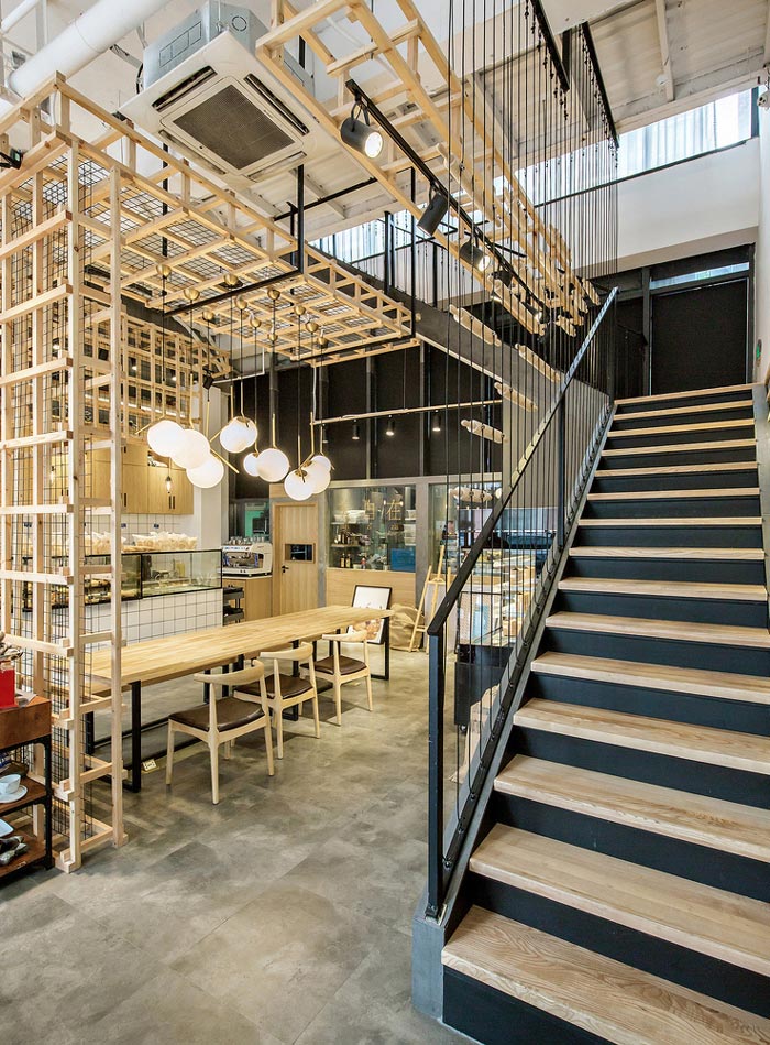 烘焙餐廳餐區裝修設計效果圖