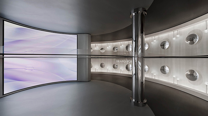 美妝行業展廳設計案例